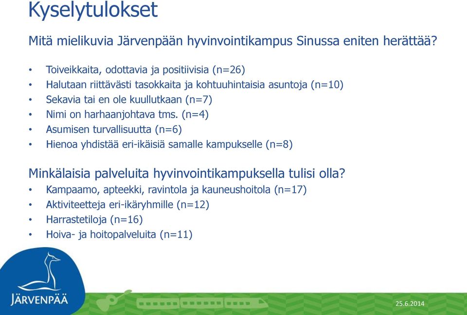 kuullutkaan (n=7) Nimi on harhaanjohtava tms.