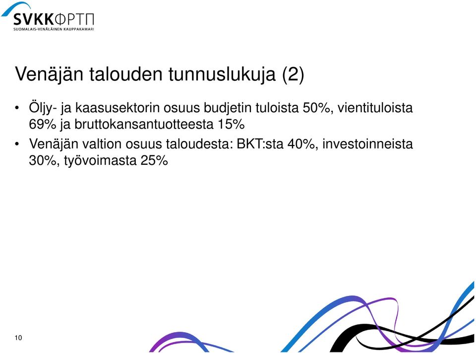 vientituloista 69% ja bruttokansantuotteesta 15%