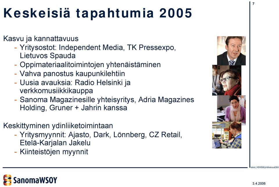 verkkomusiikkikauppa - Sanoma Magazinesille yhteisyritys, Adria Magazines Holding, Gruner + Jahrin kanssa