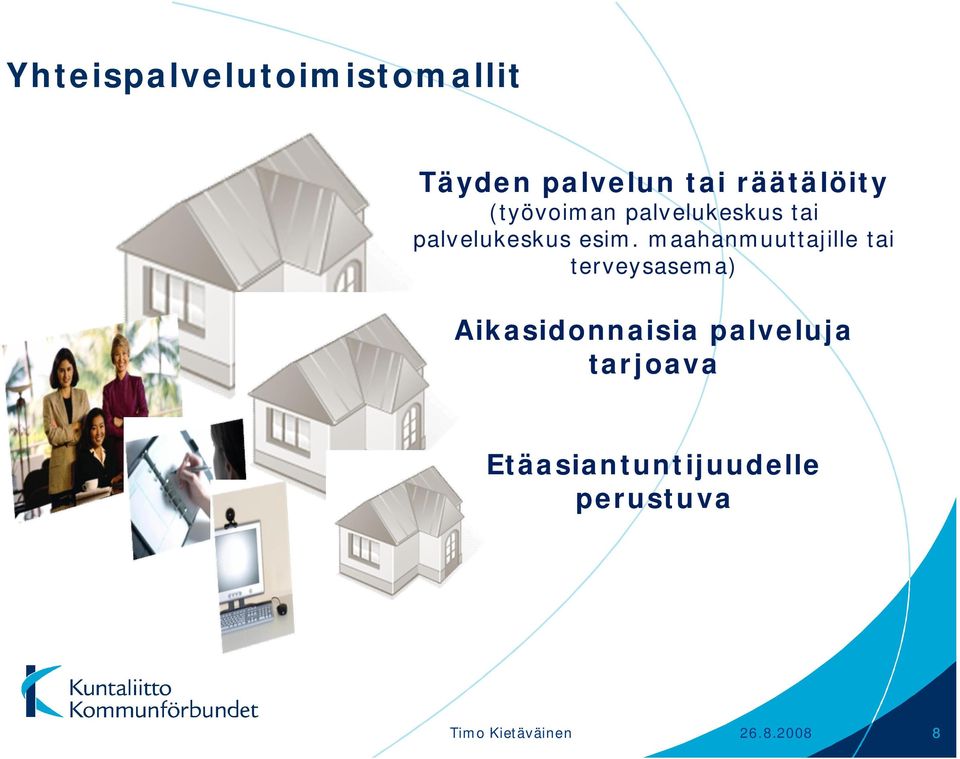 maahanmuuttajille tai terveysasema) Aikasidonnaisia