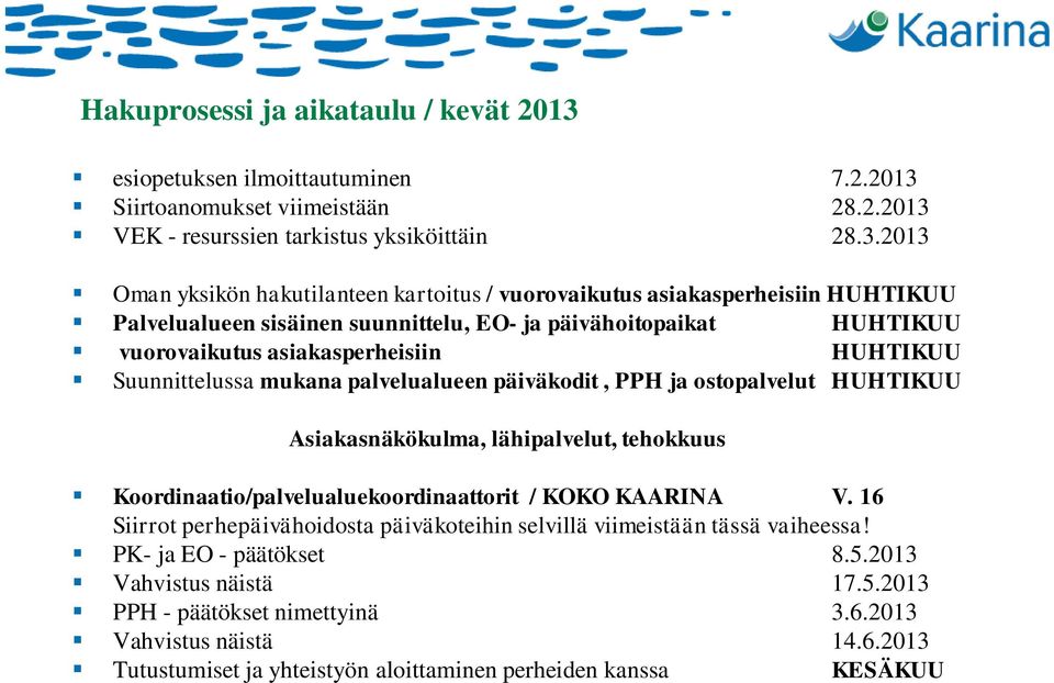 Siirtoanomukset viimeistään 28.2.2013 