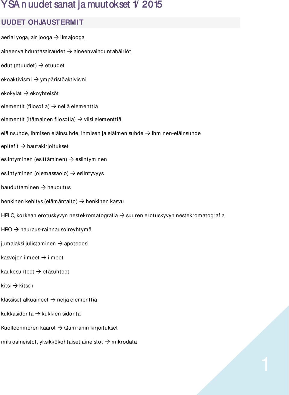 hautakirjoitukset esiintyminen (esittäminen) esiintyminen esiintyminen (olemassaolo) esiintyvyys hauduttaminen haudutus henkinen kehitys (elämäntaito) henkinen kasvu HPLC, korkean erotuskyvyn