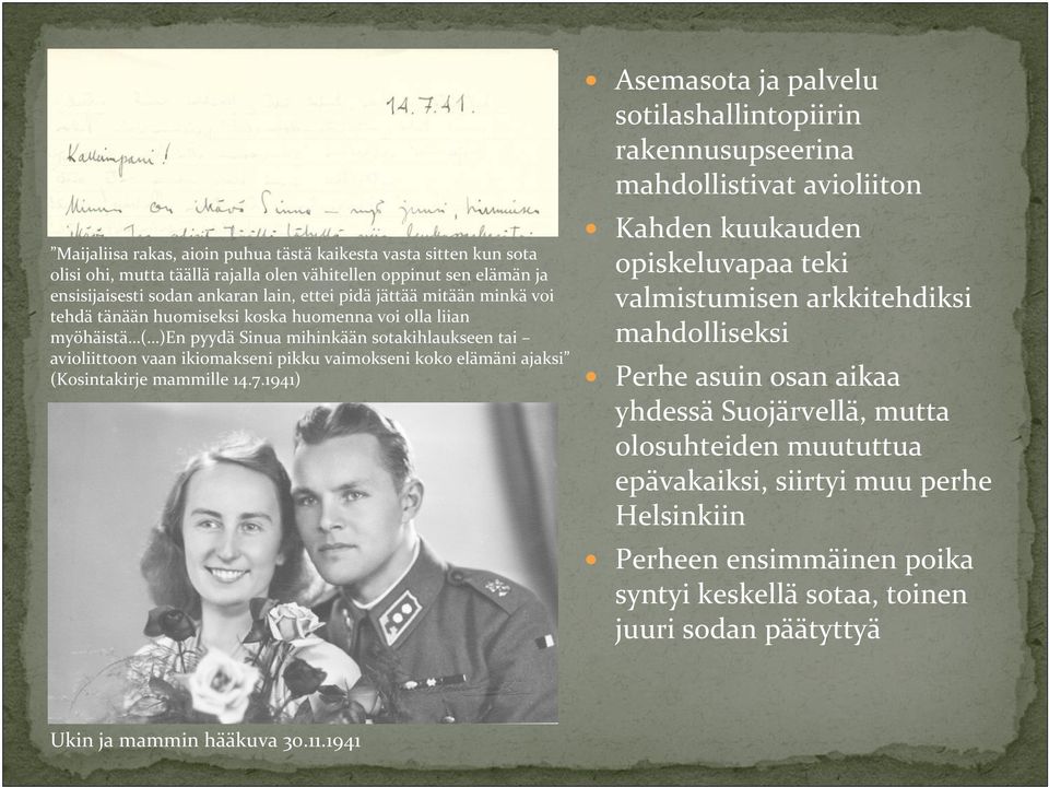 (Kosintakirje mammille 14.7.