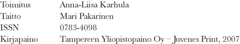 0783-4098 Kirjapaino Tampereen