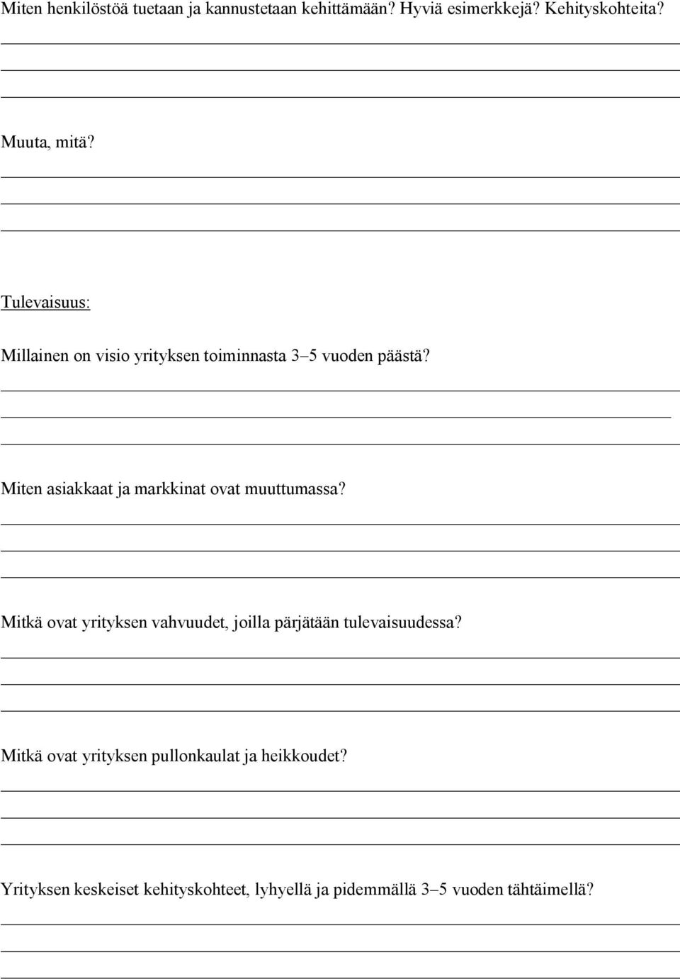 Miten asiakkaat ja markkinat ovat muuttumassa?