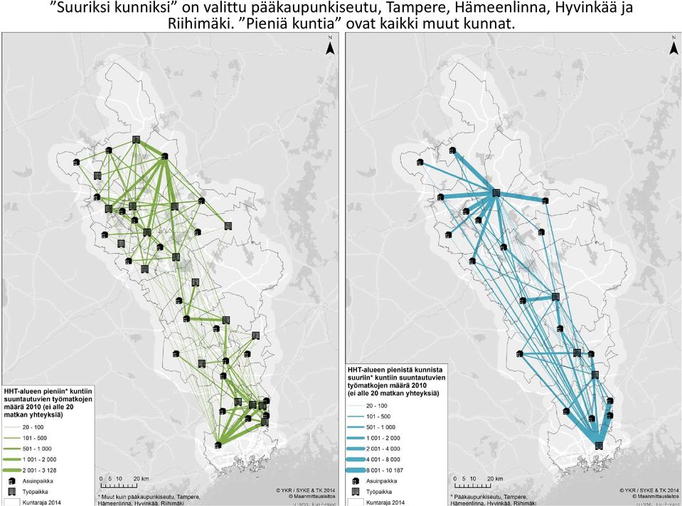 Hämeenlinna, Hyvinkää ja