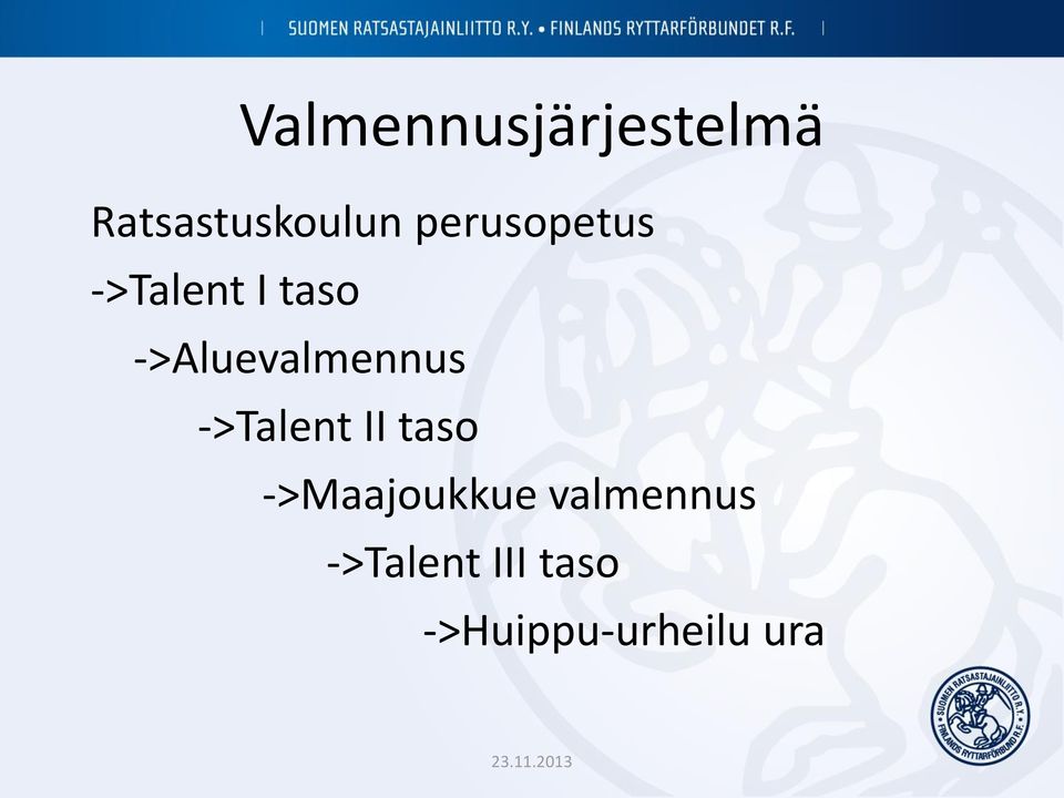 ->Aluevalmennus ->Talent II taso