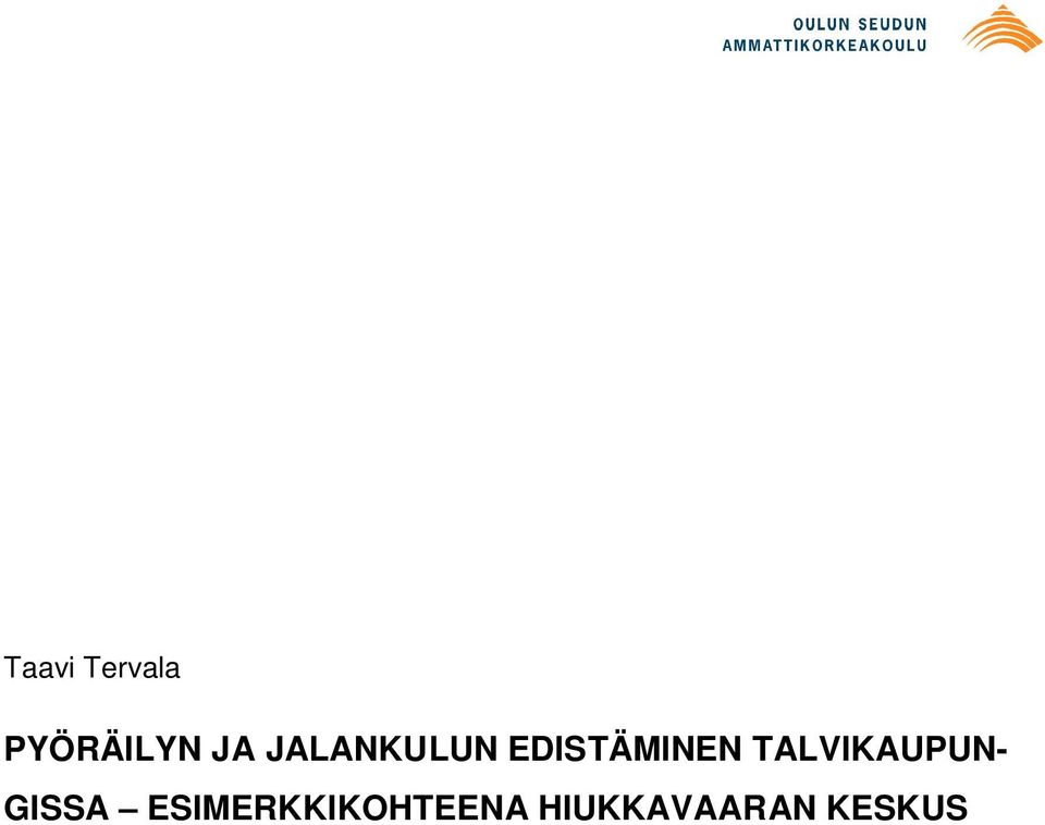 TALVIKAUPUN- GISSA