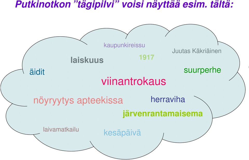 viinantrokaus Juutas Käkriäinen suurperhe