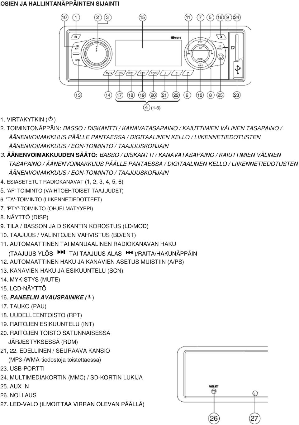 TAAJUUSKORJAIN 3.