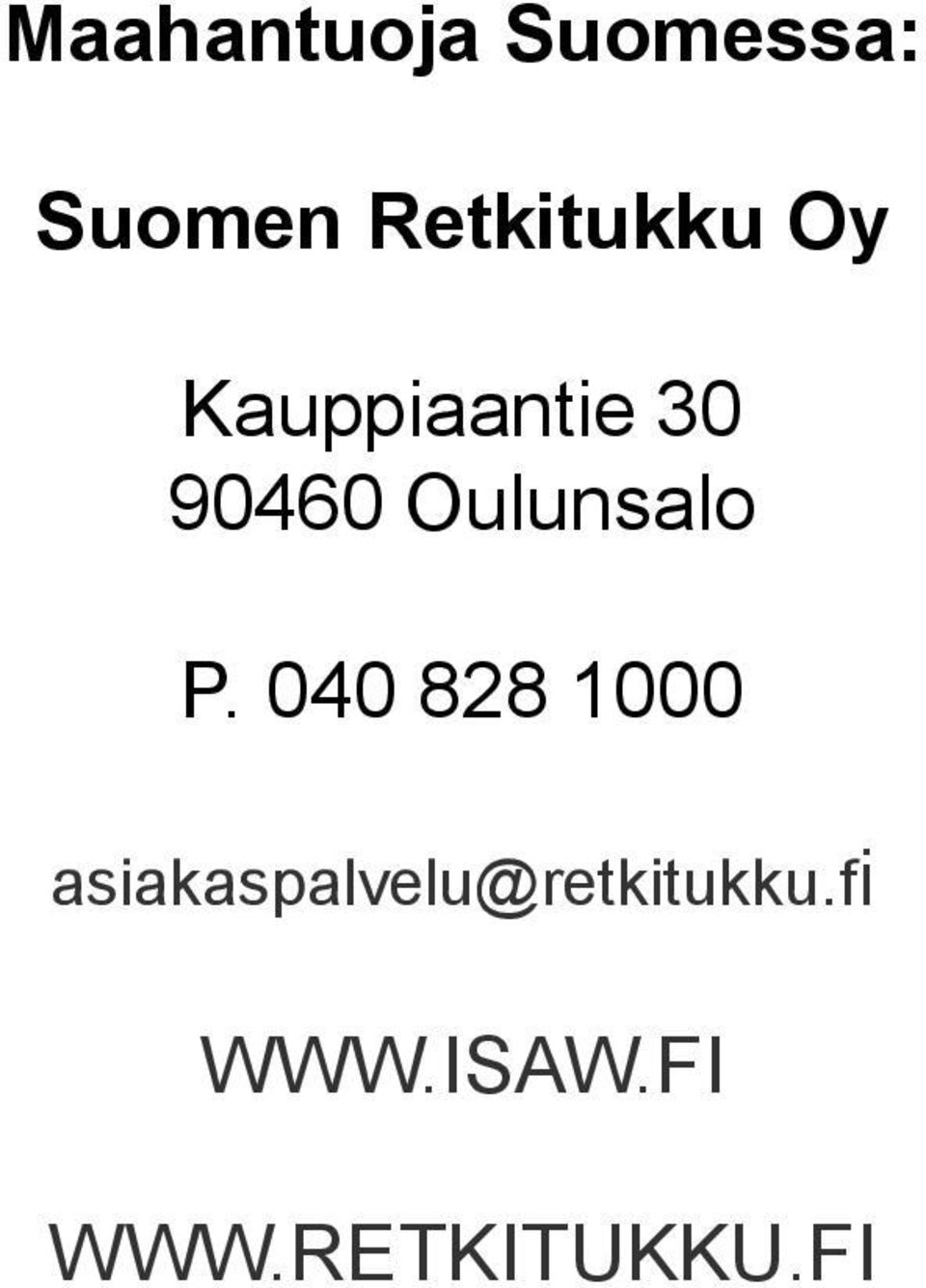 Oulunsalo P.