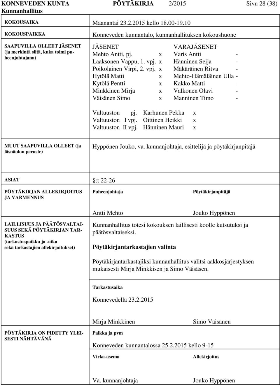 x Varis Antti - Laaksonen Vappu, 1. vpj.