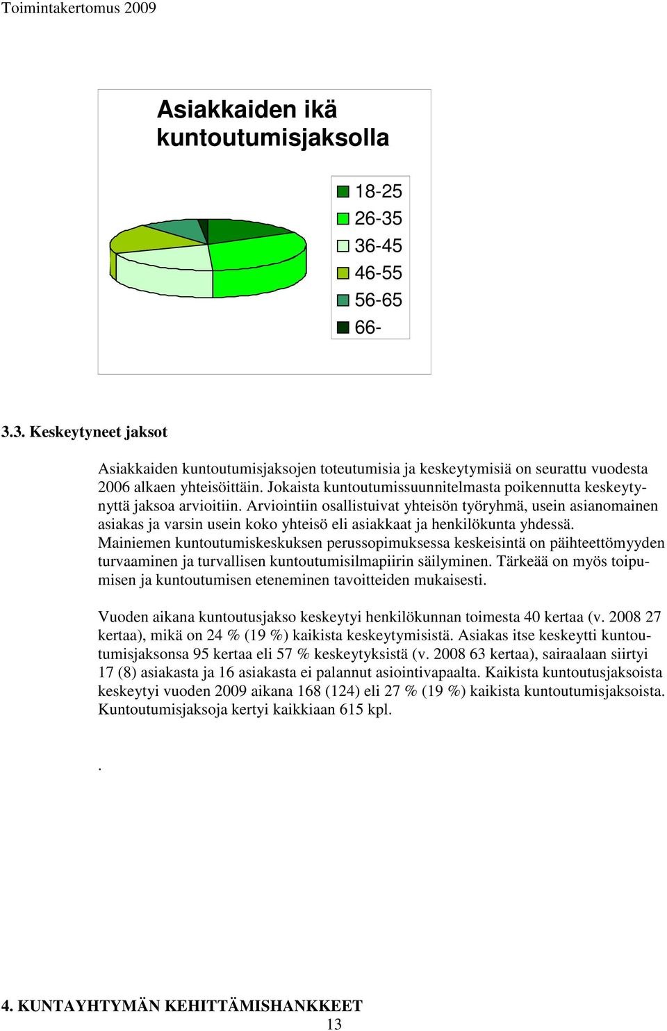 Arviointiin osallistuivat yhteisön työryhmä, usein asianomainen asiakas ja varsin usein koko yhteisö eli asiakkaat ja henkilökunta yhdessä.