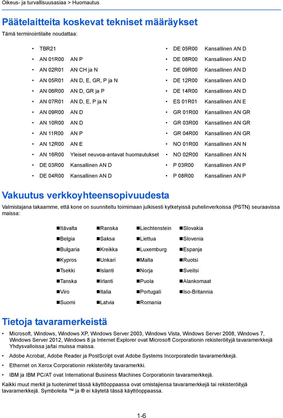09R00 AN D GR 01R00 Kansallinen AN GR AN 10R00 AN D GR 03R00 Kansallinen AN GR AN 11R00 AN P GR 04R00 Kansallinen AN GR AN 12R00 AN E NO 01R00 Kansallinen AN N AN 16R00 Yleiset neuvoa-antavat