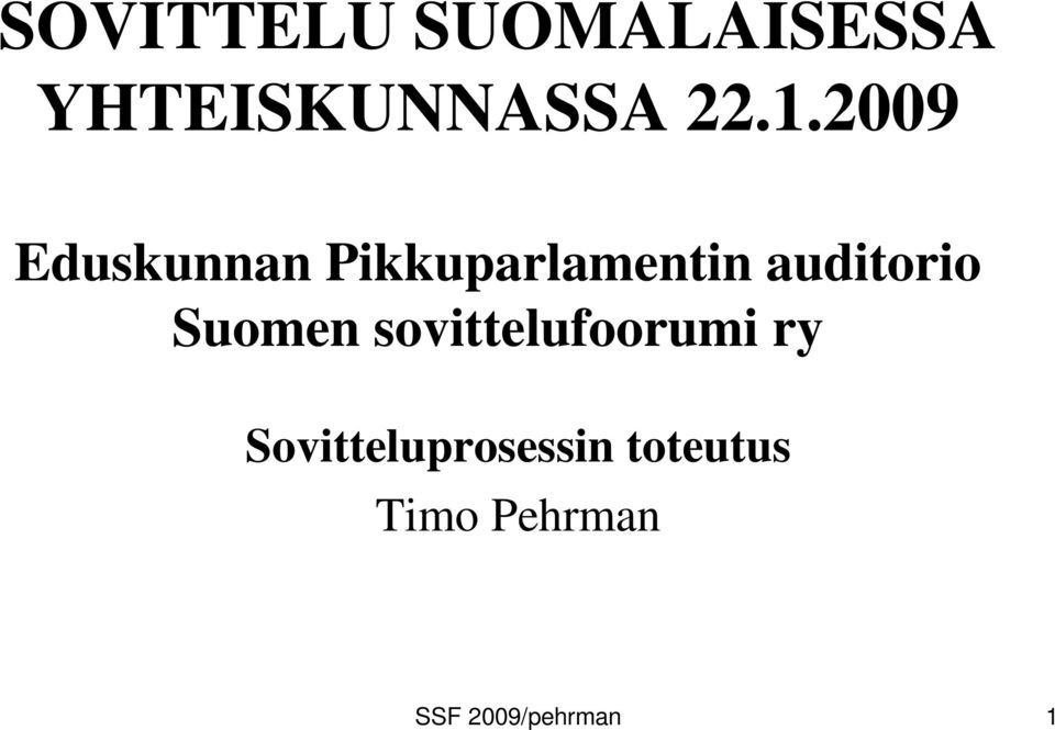 Suomen sovittelufoorumi ry