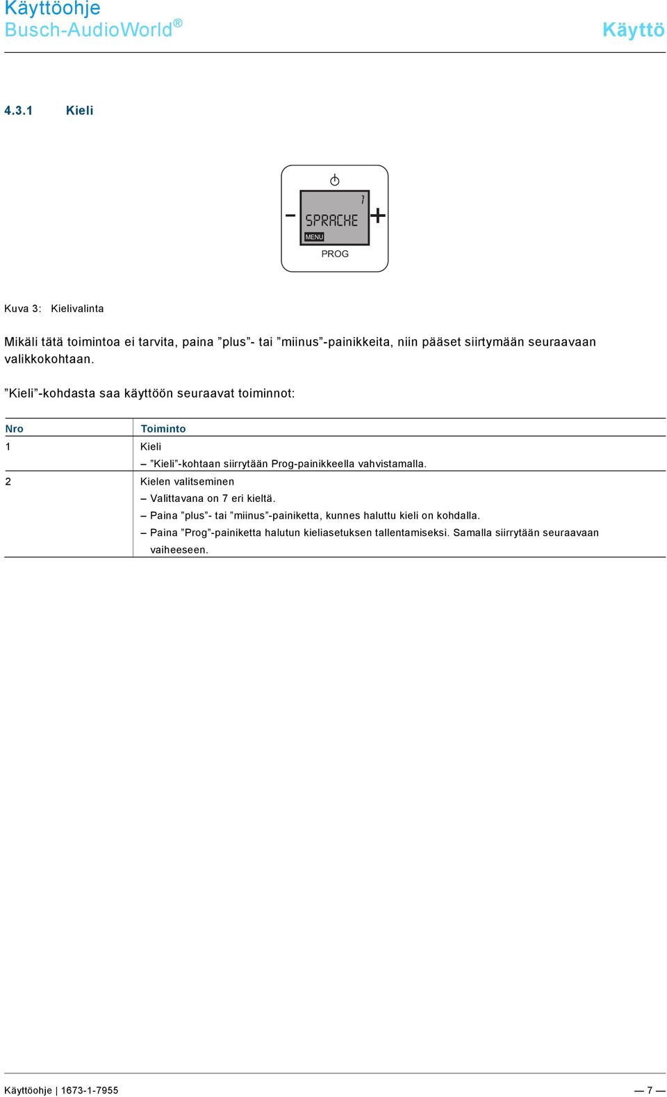 docx @ 184562 @ @ 1 Pos: 22 /#Neustruktur#/Online-Dokumentation (+KNX)/Überschriften (--> Für alle Dokumente <--)/2. Ebene/S - T/Sprache @ 22\mod_133