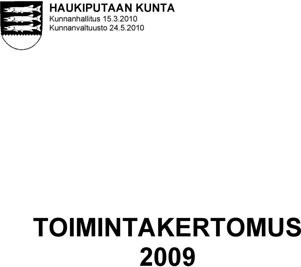 2010 Kunnanvaltuusto