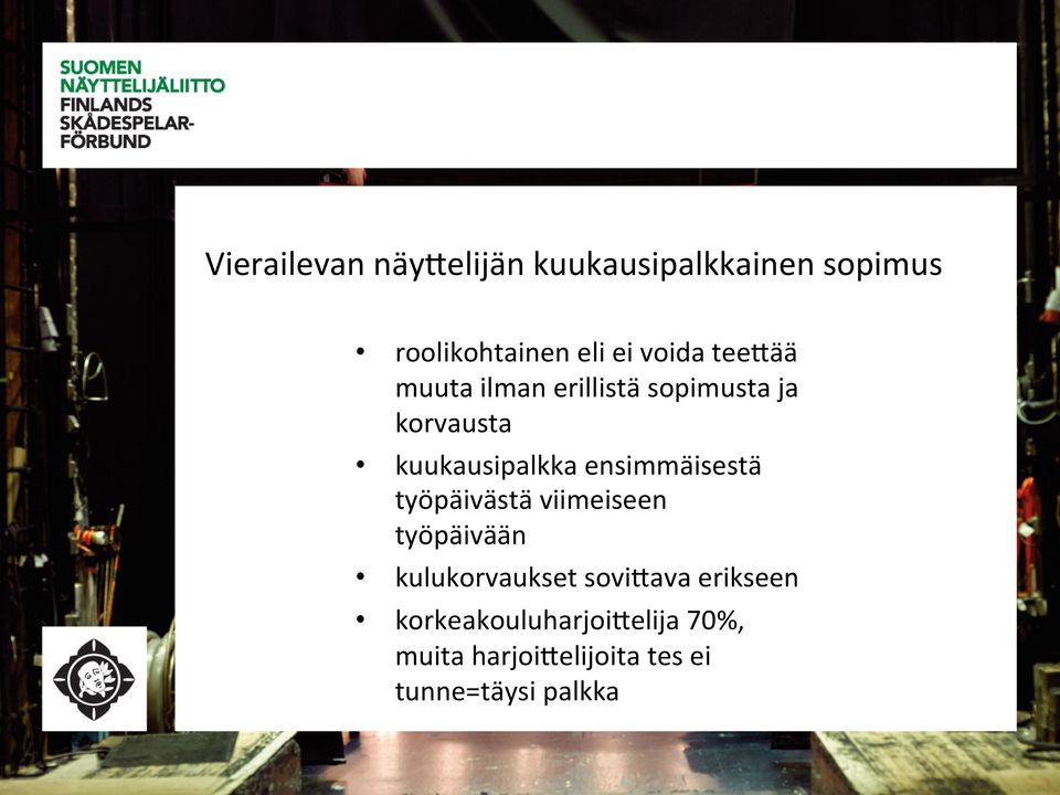 ensimmäisestä työpäivästä viimeiseen työpäivään kulukorvaukset sovi$ava