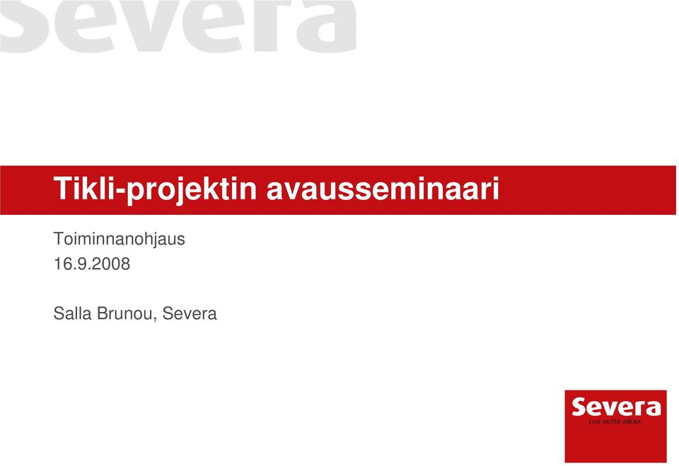 Toiminnanohjaus 16.