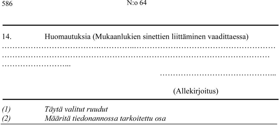 liittäminen vaadittaessa).