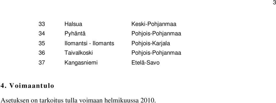 Pohjois-Pohjanmaa 37 Kangasniemi Etelä-Savo 4.