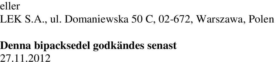 Warszawa, Polen Denna