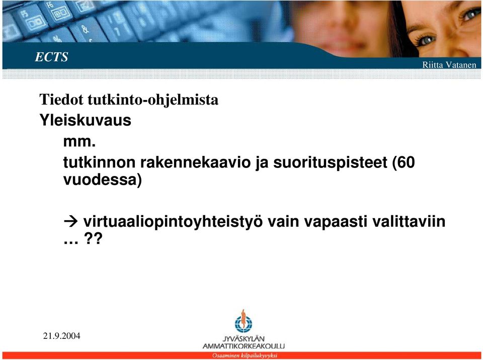 tutkinnon rakennekaavio ja