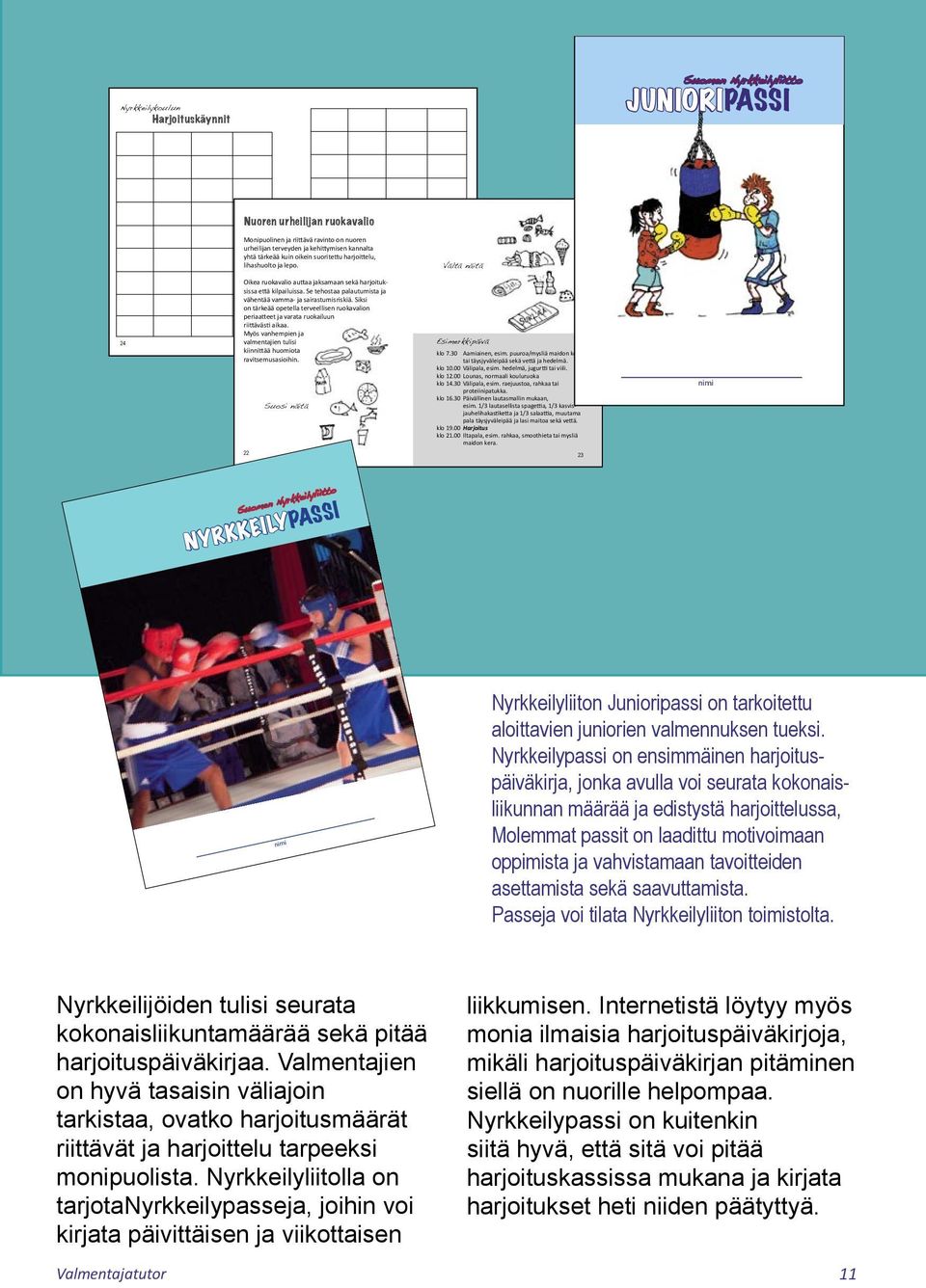 Se tehostaa palautumista ja vähentää vamma- ja sairastumisriskiä. Siksi on tärkeää opetella terveellisen ruokavalion periaa eet ja varata ruokailuun rii äväs aikaa.