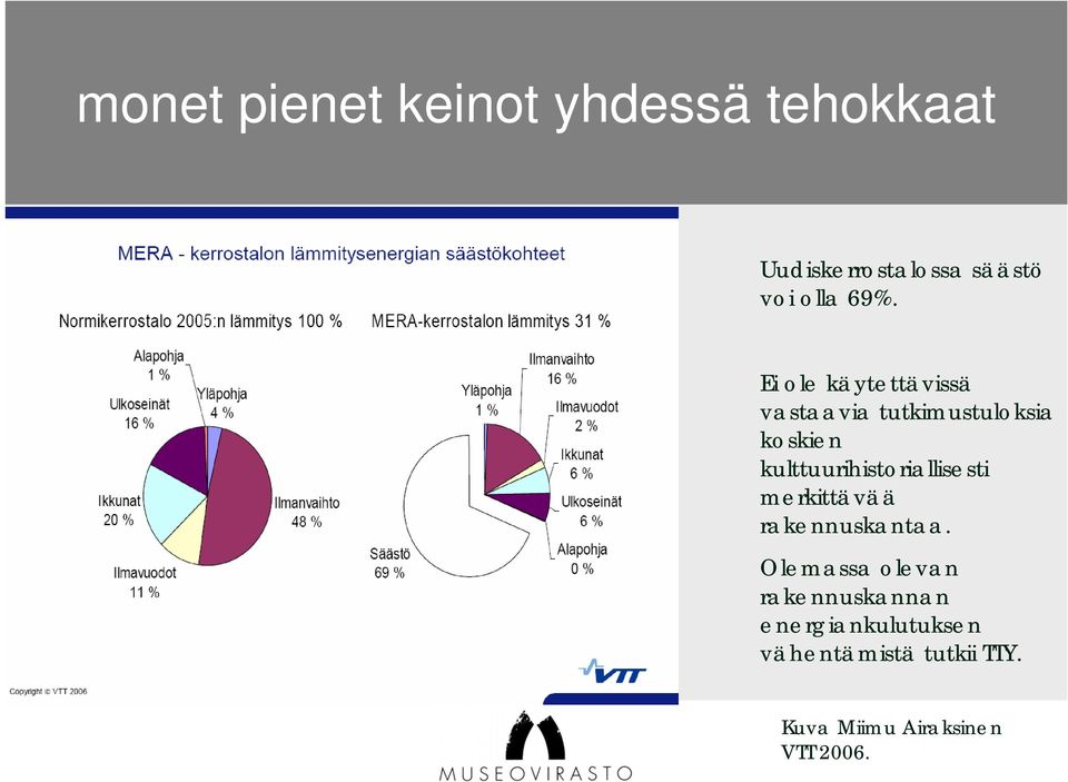 kulttuurihistoriallisesti merkittävää rakennuskantaa.