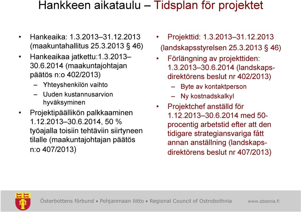 2014 (maakuntajohtajan j 1.3.2013 30.6.