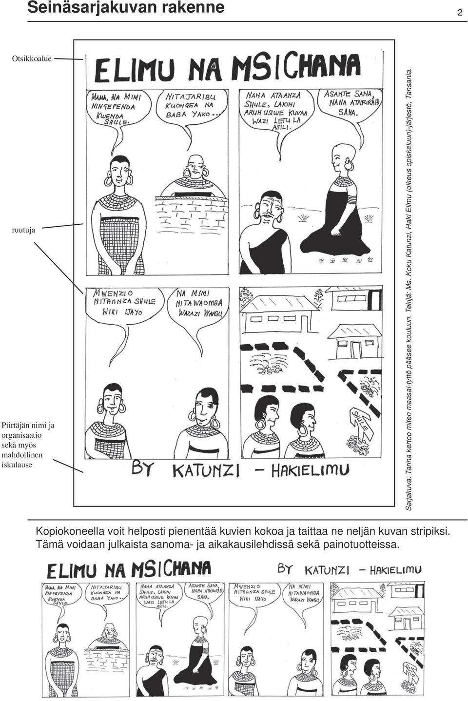 Koku Katunzi, Haki Elimu (oikeus opiskeluun)-järjestö, Tansania.