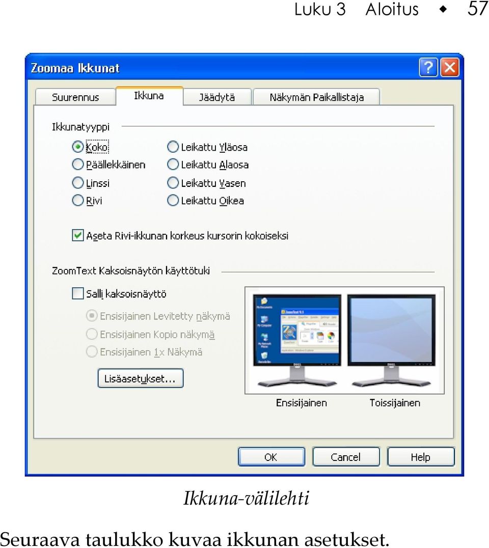 Seuraava taulukko