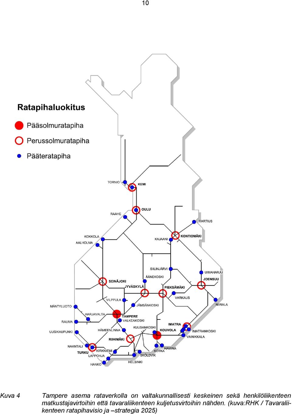 matkustajavirtoihin että tavaraliikenteen