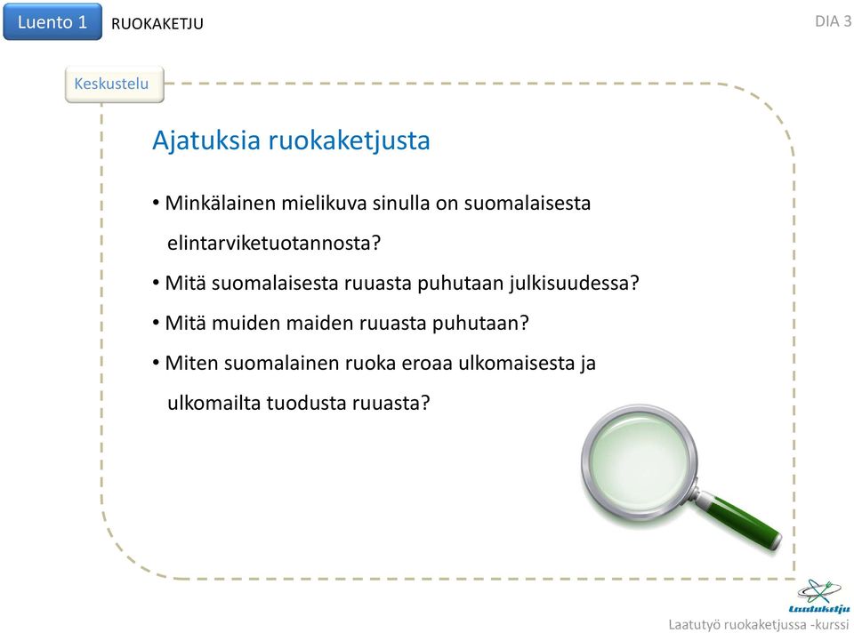 Mitä suomalaisesta ruuasta puhutaan julkisuudessa?