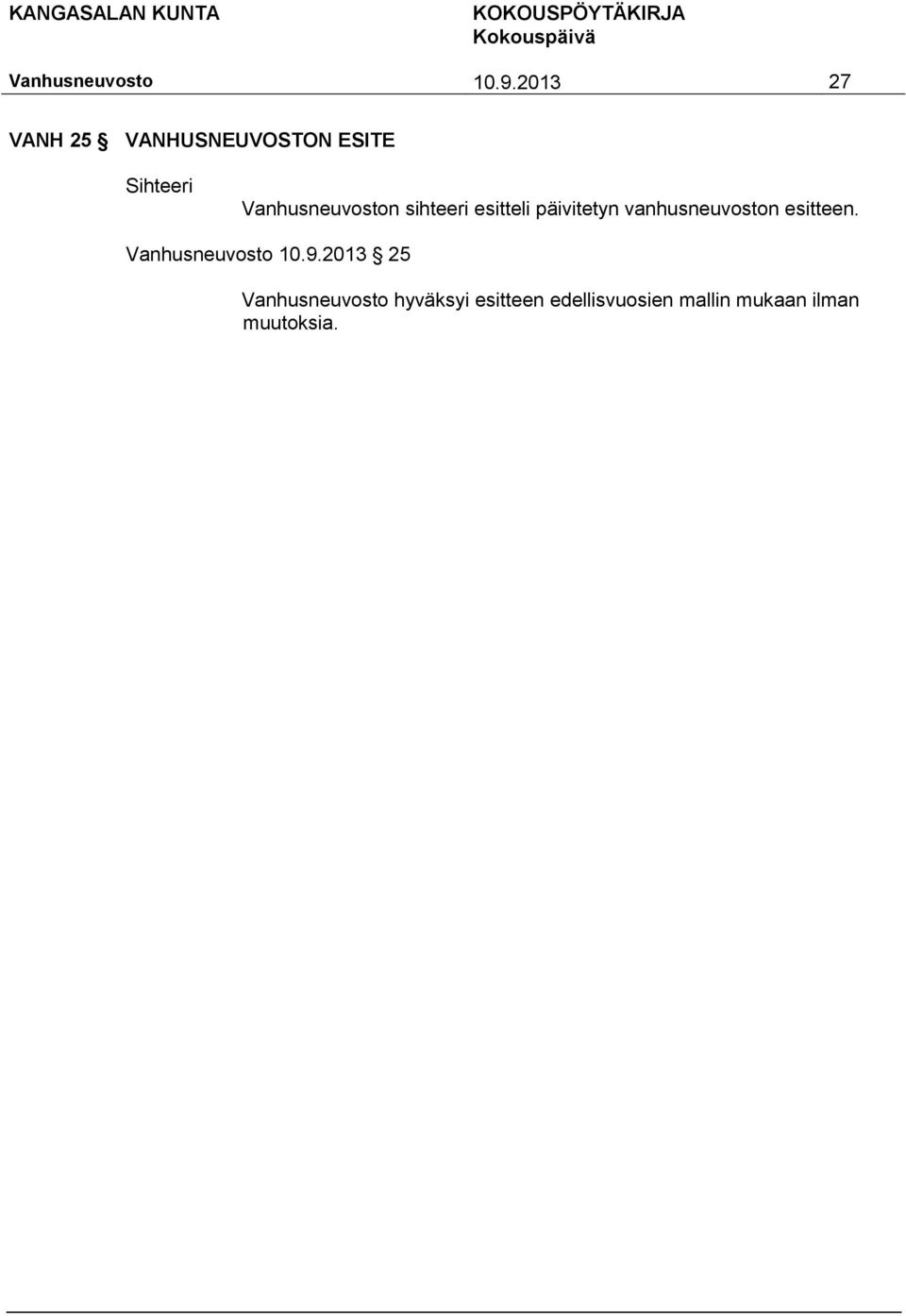 vanhusneuvoston esitteen. 10.9.
