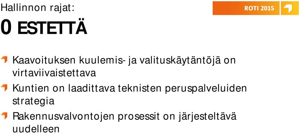 laadittava teknisten peruspalveluiden strategia