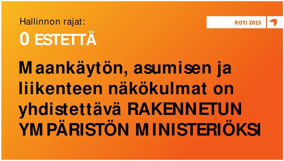 liikenteen näkökulmat on