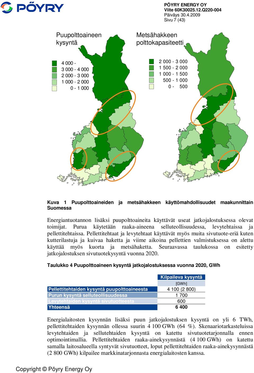 Purua käytetään raaka-aineena selluteollisuudessa, levytehtaissa ja pellettitehtaissa.