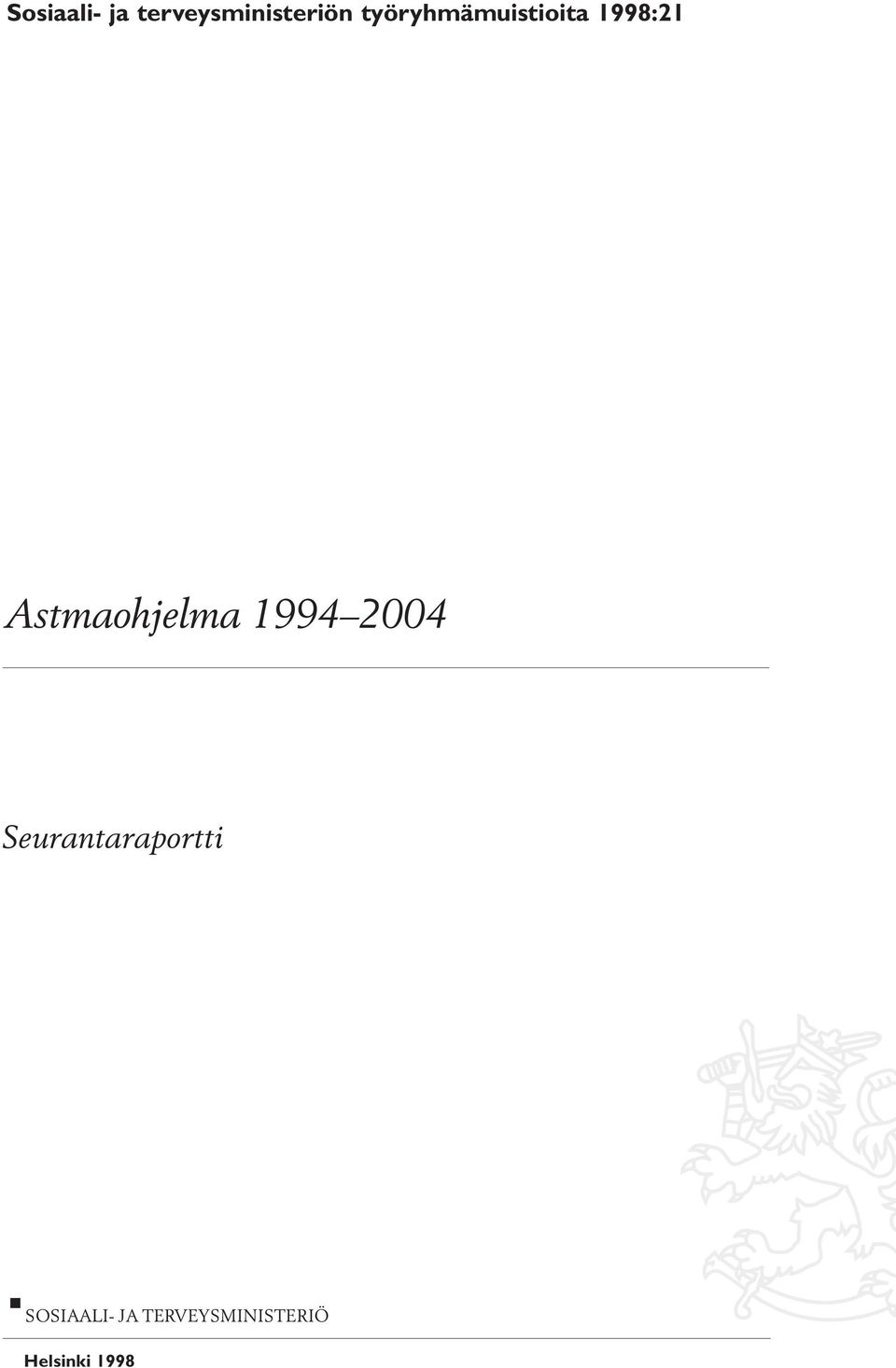 Astmaohjelma 1994 2004