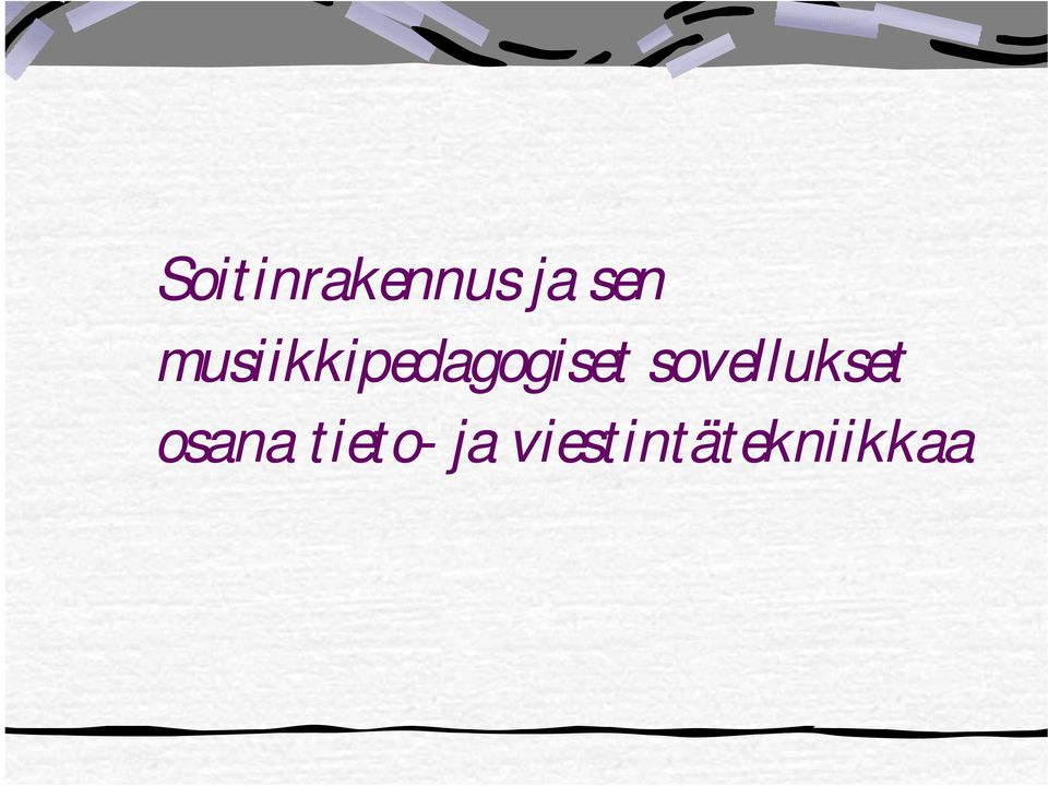 sovellukset osana