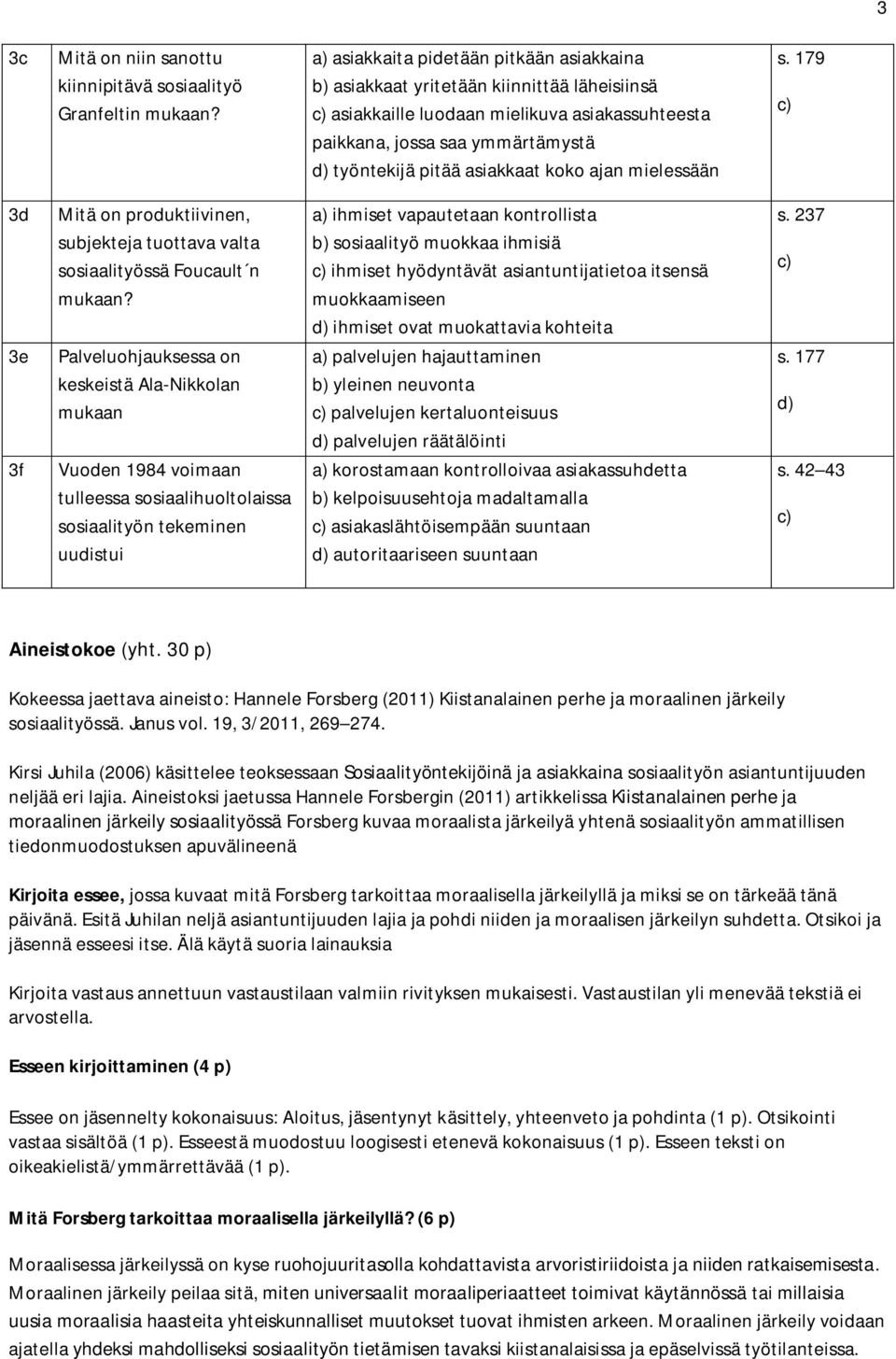 koko ajan mielessään s. 179 3d Mitä on produktiivinen, subjekteja tuottava valta sosiaalityössä Foucault n mukaan?