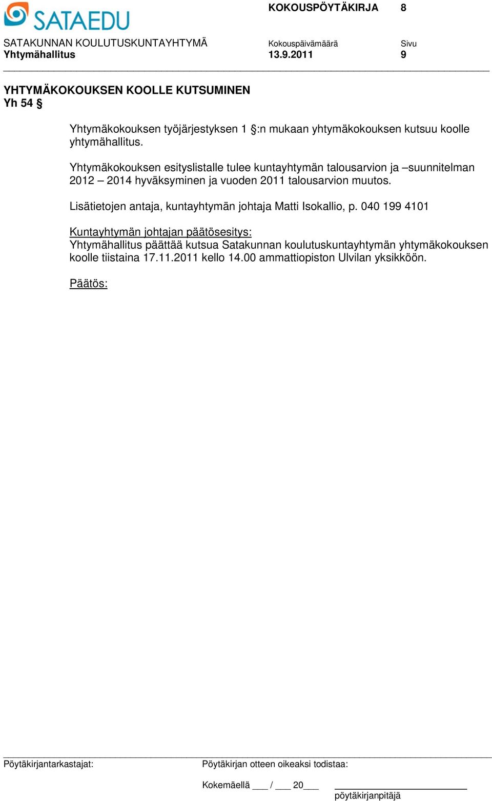 yhtymähallitus.