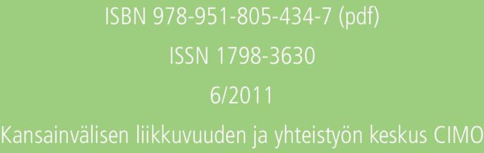 6/2011 Kansainvälisen