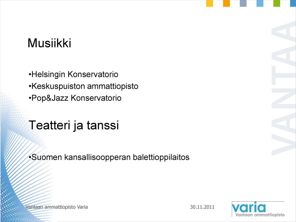 Konservatorio Teatteri ja tanssi