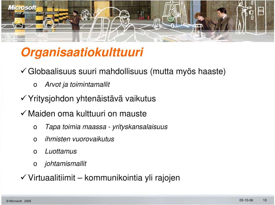 mauste o Tapa toimia maassa - yrityskansalaisuus o ihmisten vuorovaikutus o