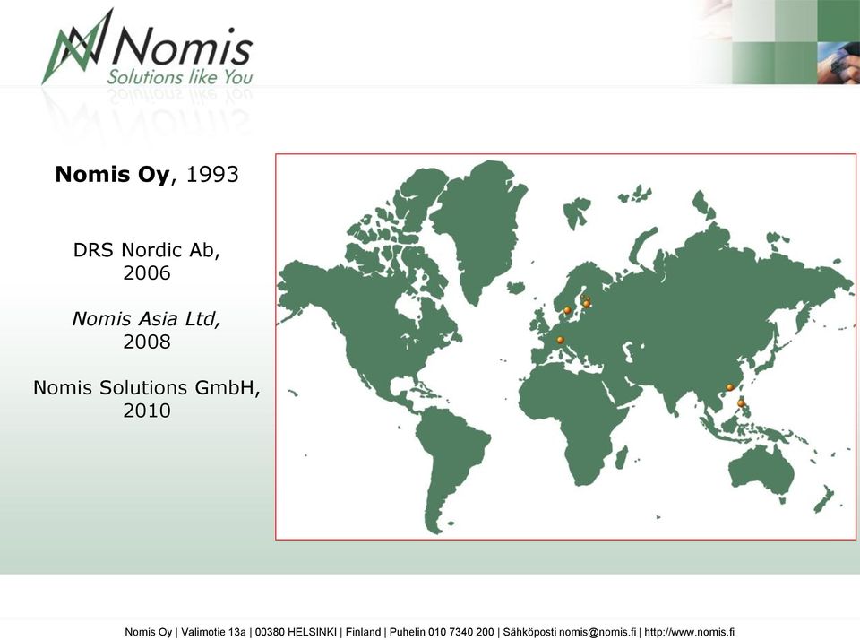 Nomis Asia Ltd, 2008