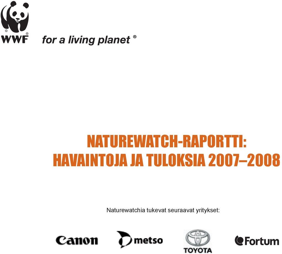 2007 2008 Naturewatchia