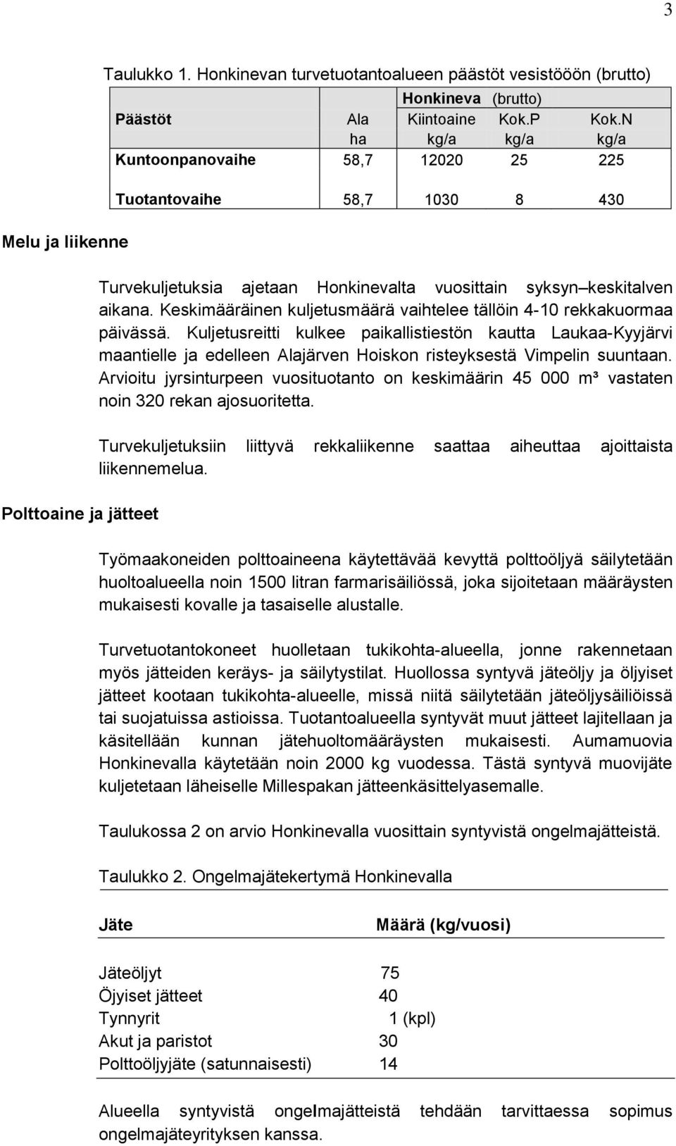 Keskimääräinen kuljetusmäärä vaihtelee tällöin 4-10 rekkakuormaa päivässä.