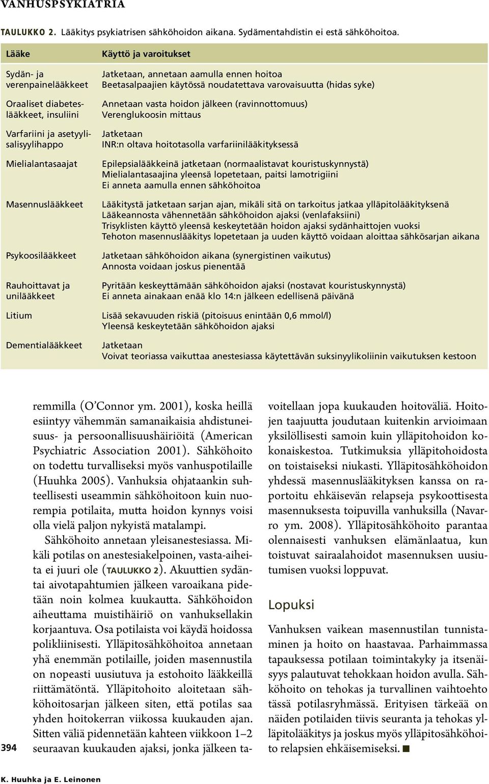 Dementialääkkeet Käyttö ja varoitukset Jatketaan, annetaan aamulla ennen hoitoa Beetasalpaajien käytössä noudatettava varovaisuutta (hidas syke) Annetaan vasta hoidon jälkeen (ravinnottomuus)