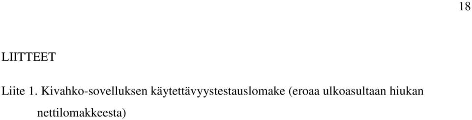 käytettävyystestauslomake